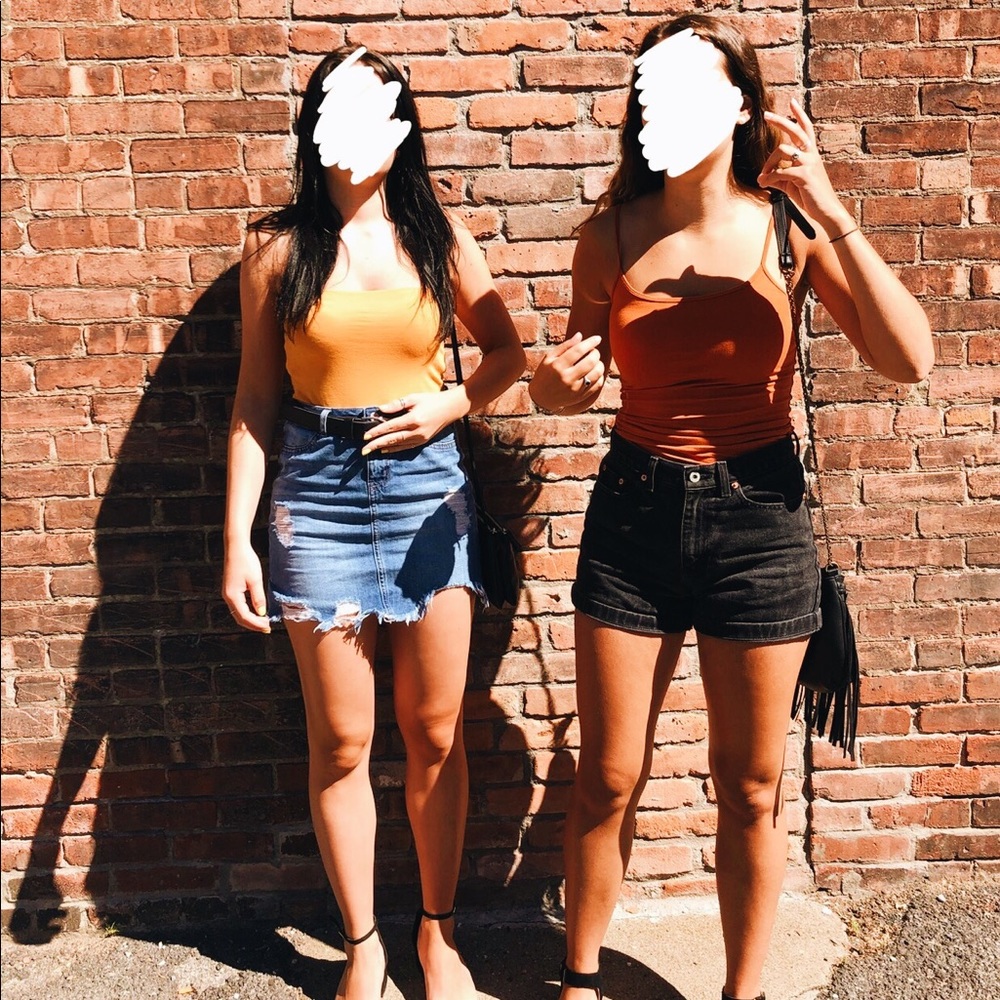Vintage Black High Waisted Guess Shorts